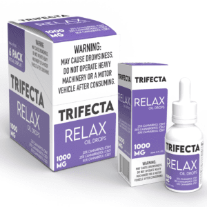 Trifecta Relax Oil Drops 1000mg | Broad Spectrum CBN